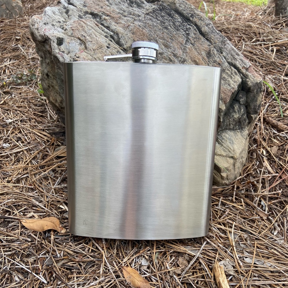 40 oz. Stainless steel flask.  New!